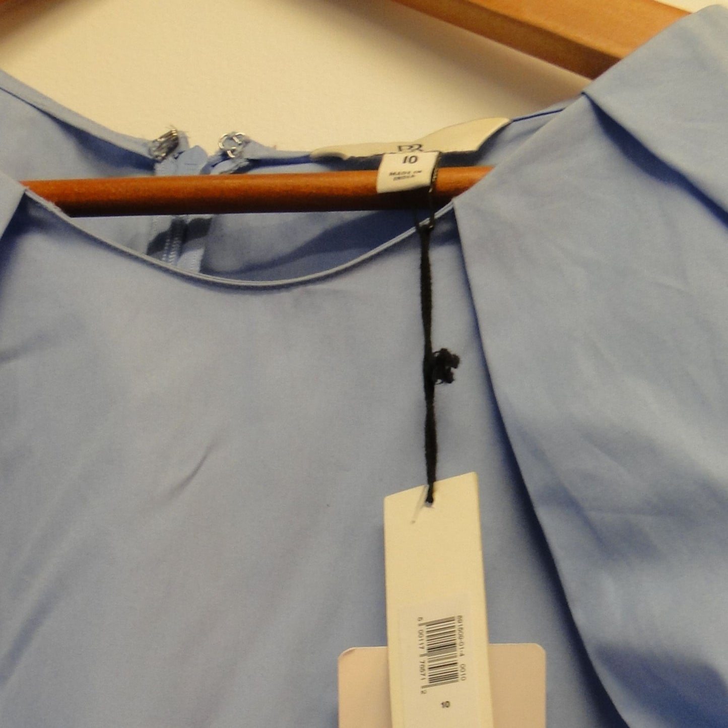 Banana Republic Haze Blue Puff Sleeve Blouse