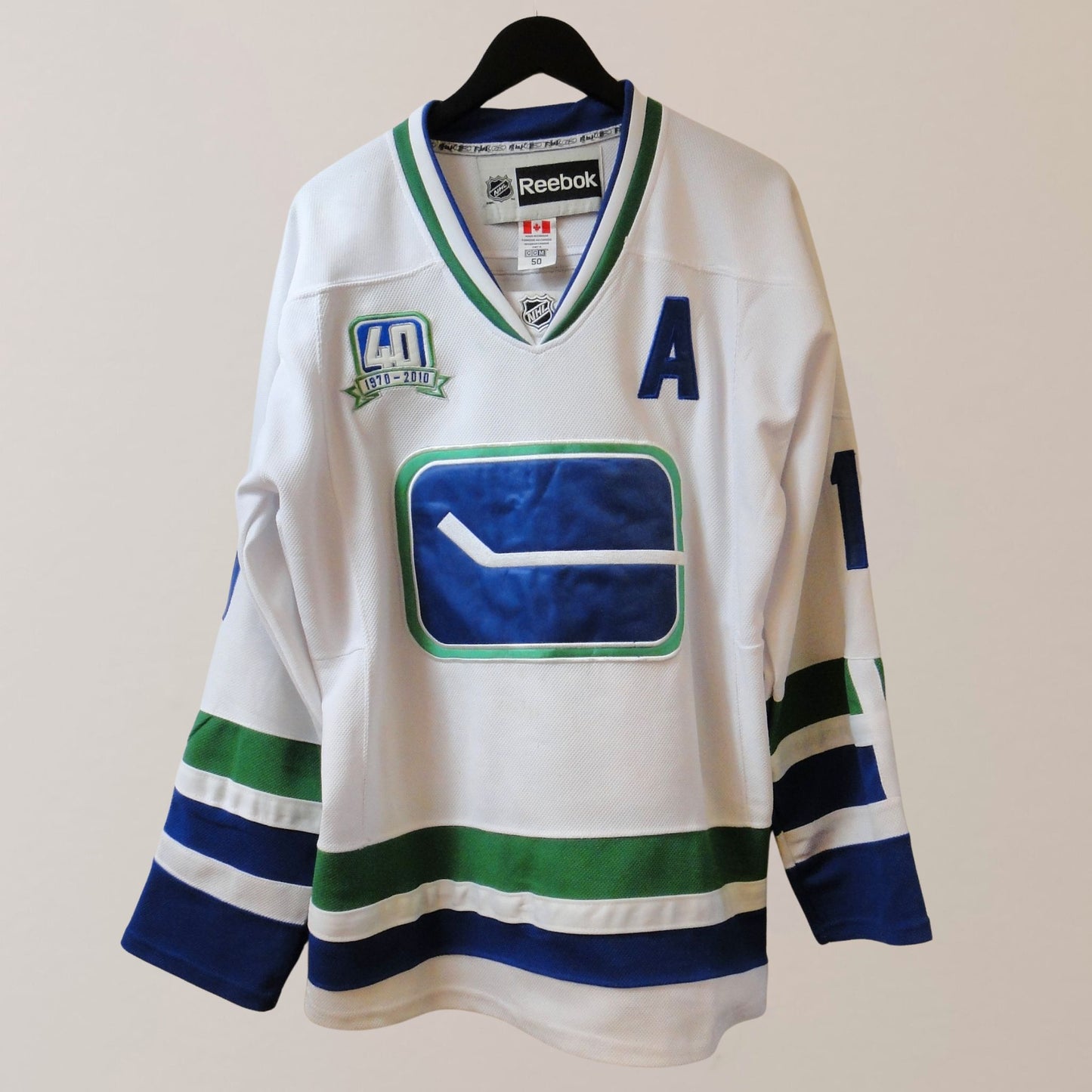 Reebok Vancouver Canuck 40th anniversary