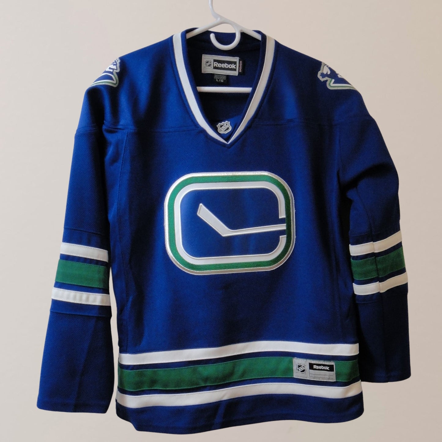 Reebok Vancouver Canuck home jersey