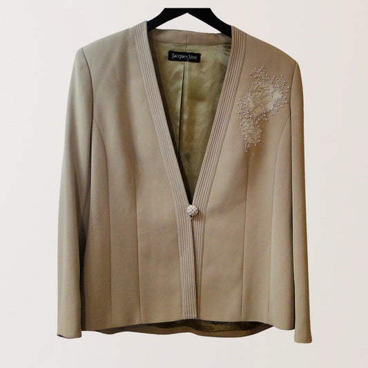 Jacques Vert, formal beige colour blazer