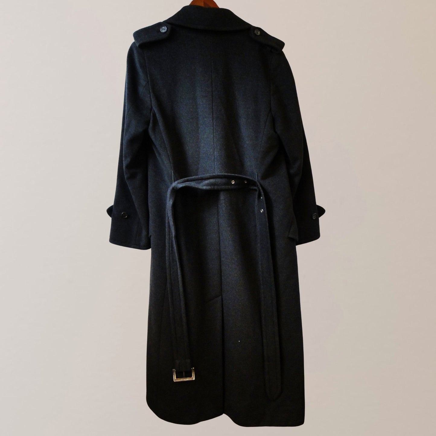 Max Mara Doube breasted black coat