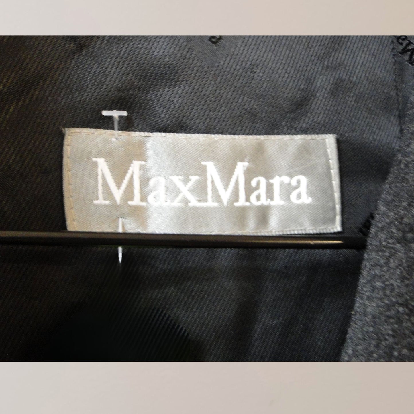 Max Mara Doube breasted black coat