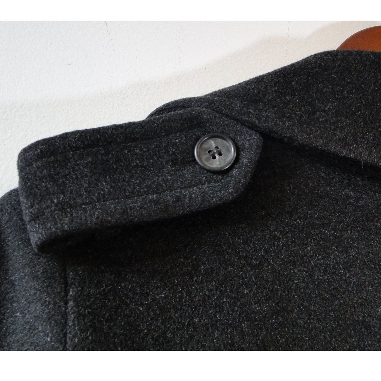 Max Mara Doube breasted black coat