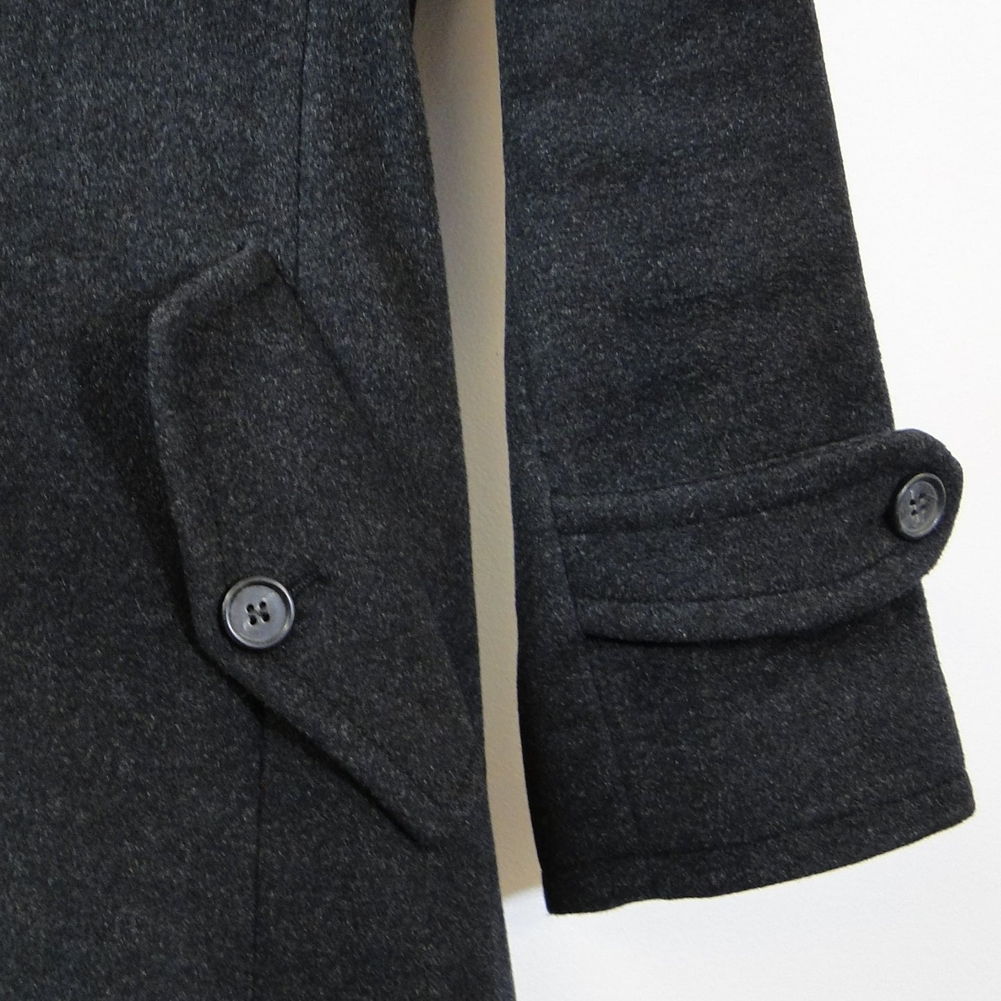 Max Mara Doube breasted black coat