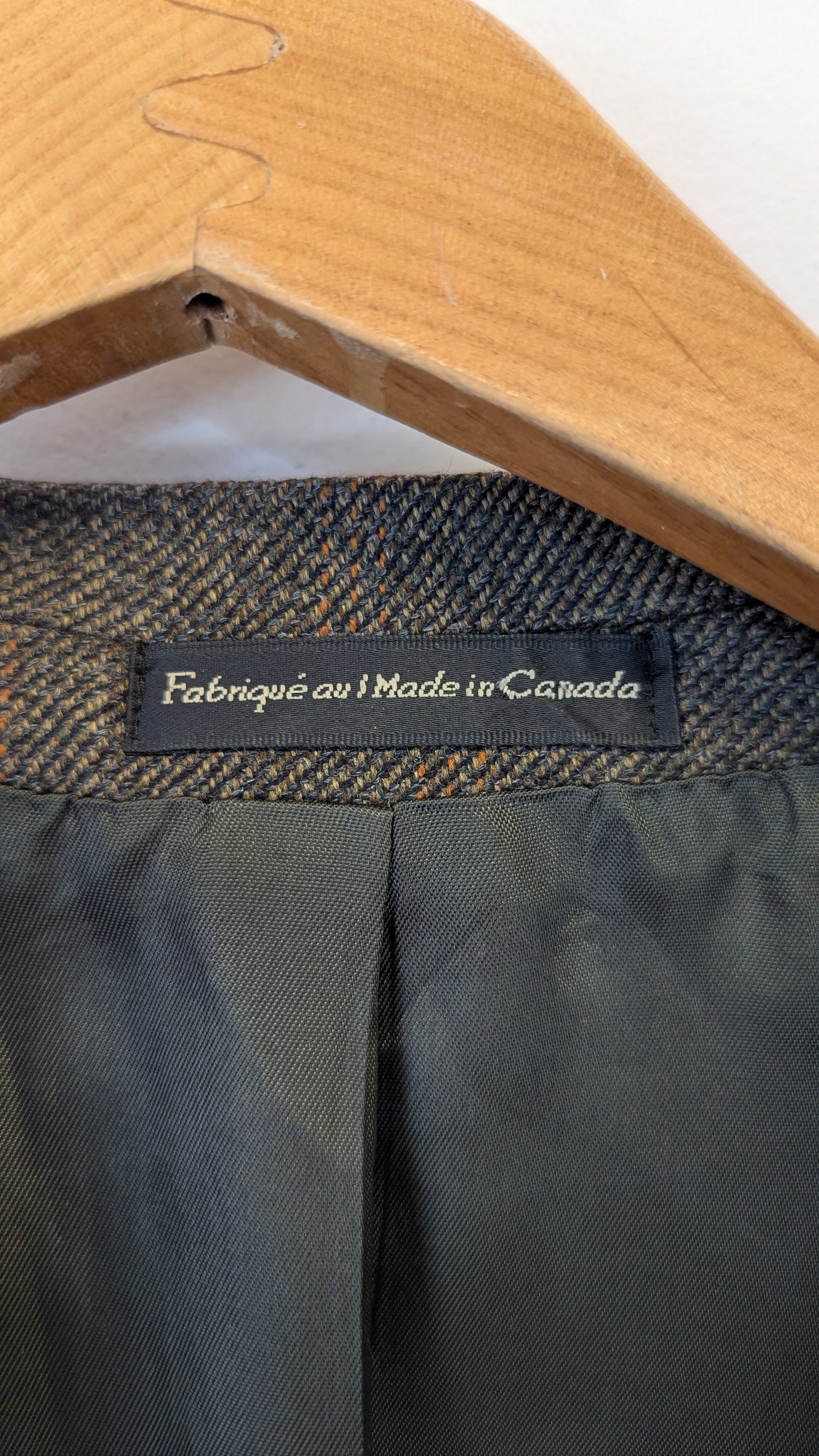 Men's Tweed Blazer - Made in Canada around size M