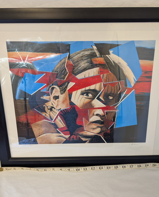 Limited Edition Abstract Art Framed Print