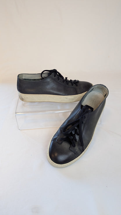 Santoni Leather Sneakers