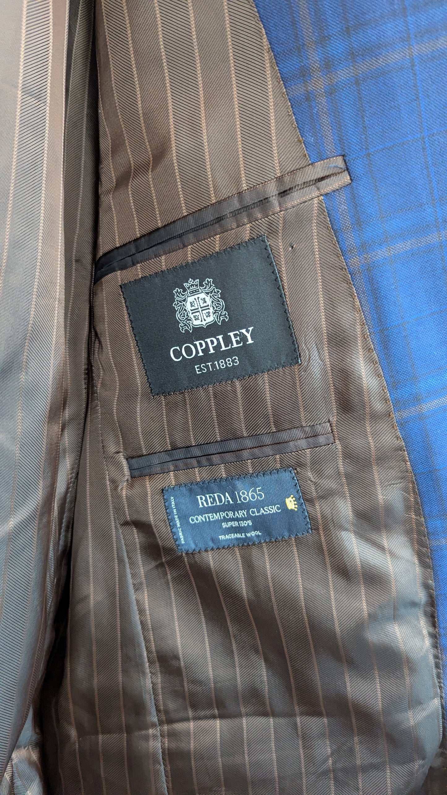 Coppley Reda 1865 Super 130's Wool Sport Coat around size L