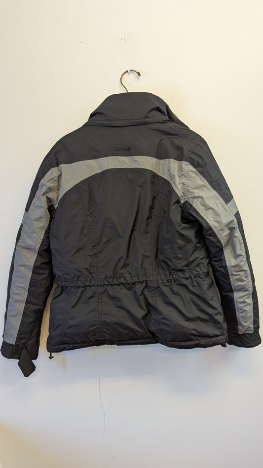 Calvin Klein Black Gray Colorblock Jacket