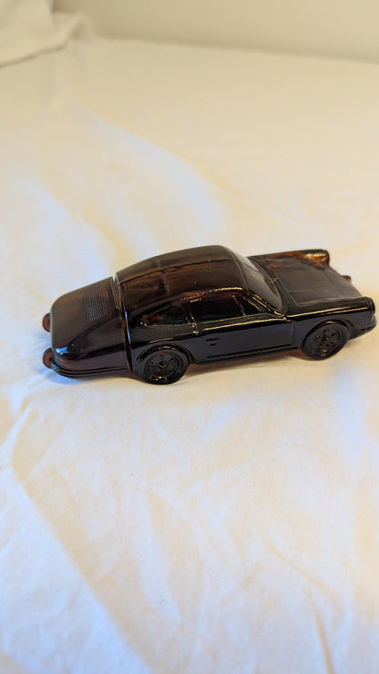 Vintage Avon Brown Glass Car Bottle