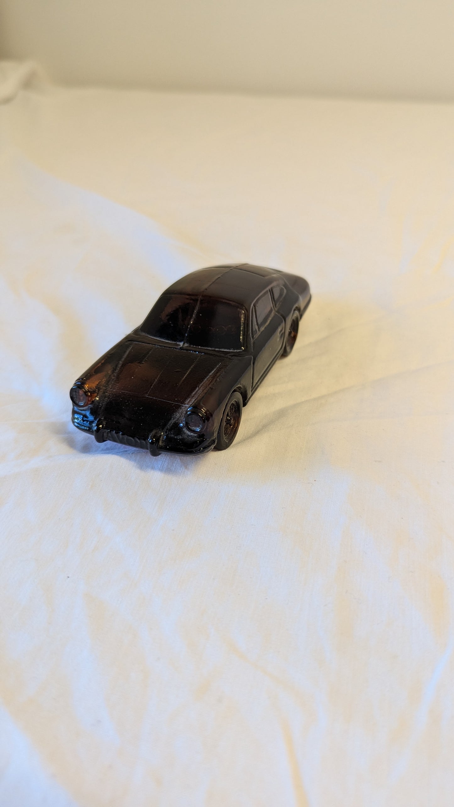Vintage Avon Brown Glass Car Bottle