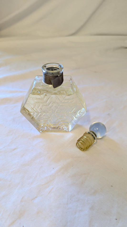 Vintage Peace Snowflake Perfume Bottle