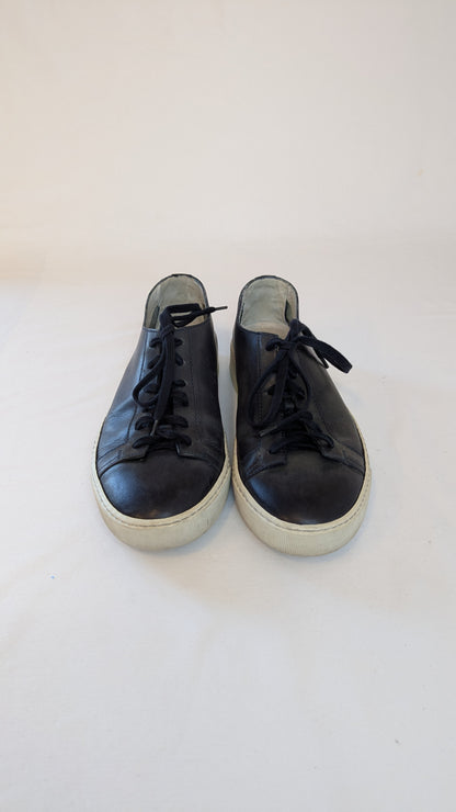 Santoni Leather Sneakers