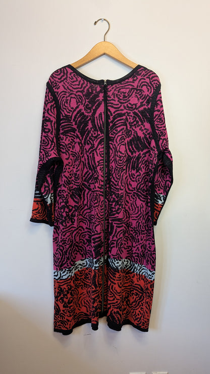 NIC+ZOE Floral Knit Dress Size 3X