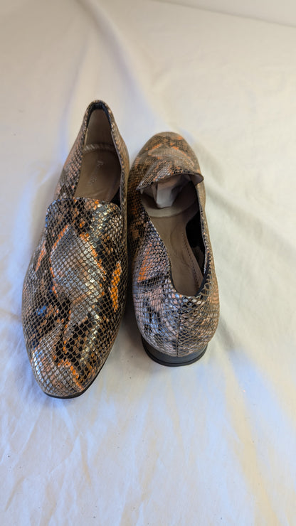 Beautifeel snakeskin loafers size 41