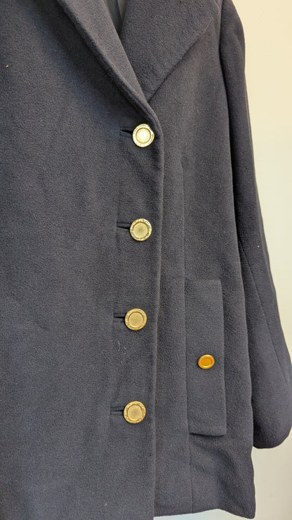 Priorities by Franca Ranieri Double Breasted Pea Coat around size M