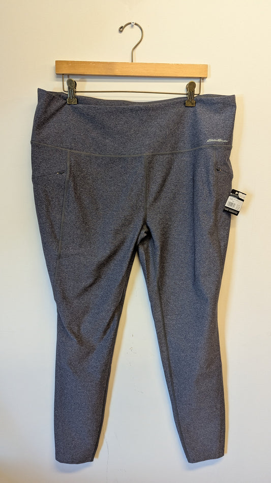 Eddie Bauer WR Trail Tight Leggings XXL Heather Gray