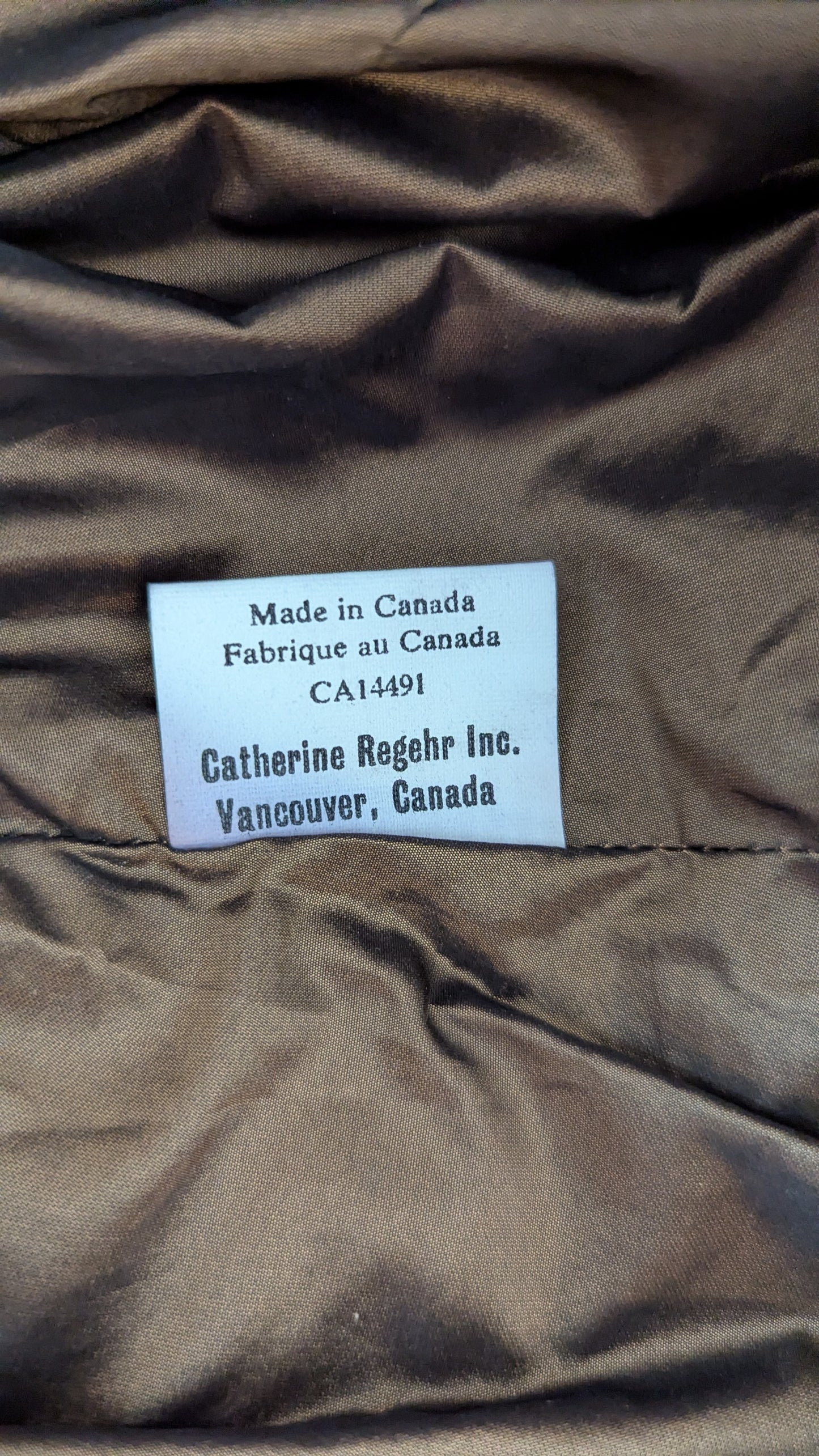 Catherine Regehr Ruched Taffeta Blouse