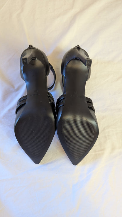 Nine West Tahiro Black Pointed Toe Heels