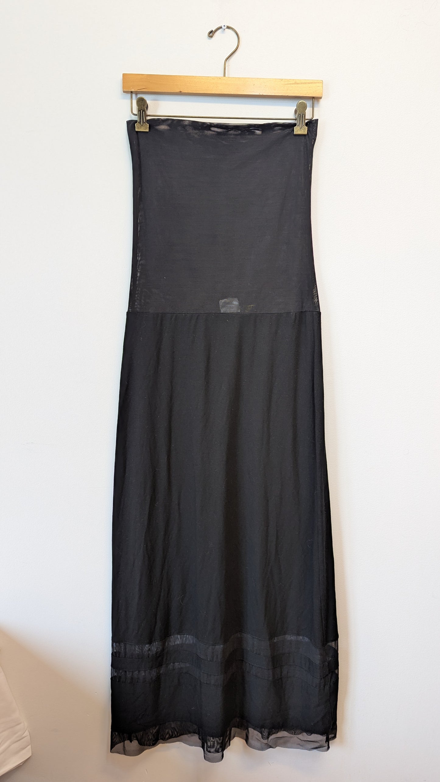 Marie Saint Pierre Black Maxi Skirt size 1