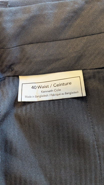 Nautica Men's 2-Piece Suit - Black around size L