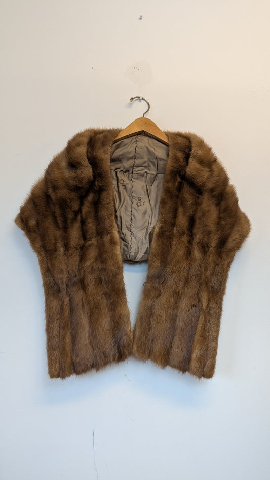 Vintage Mink Fur Stole