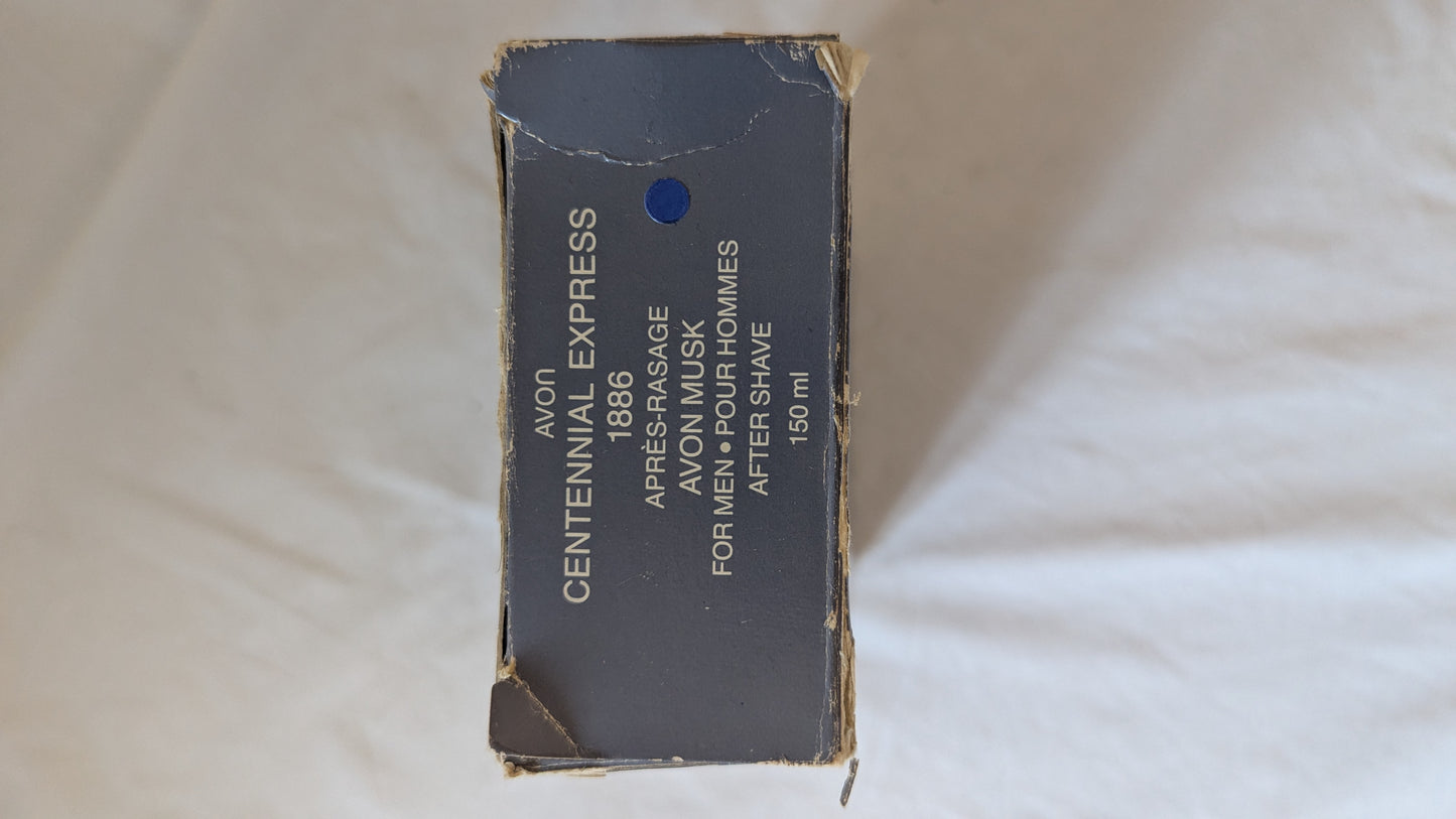 Avon Centennial Express 1886 Train Locomotive After Shave Bottle