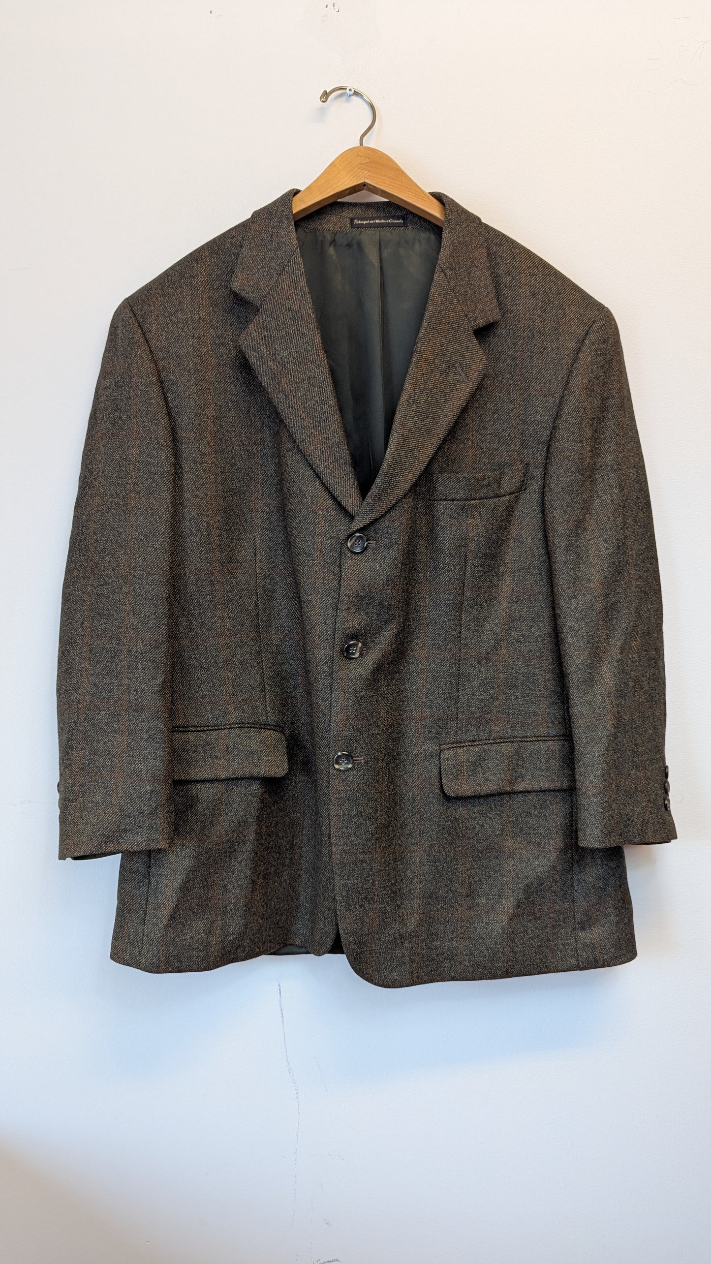 Men's Tweed Blazer - Made in Canada around size M