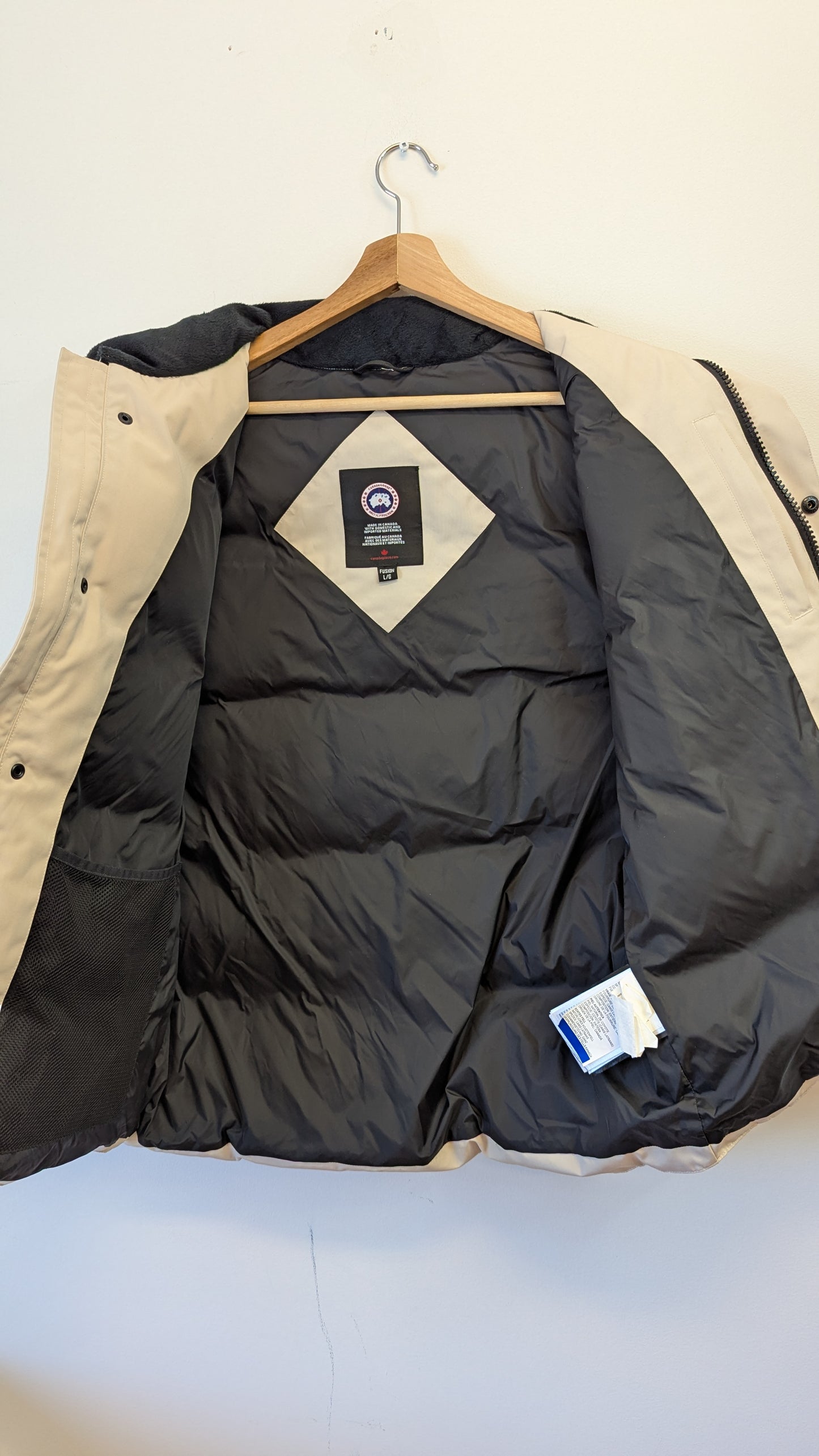 Canada Goose Beige Puffer Vest
