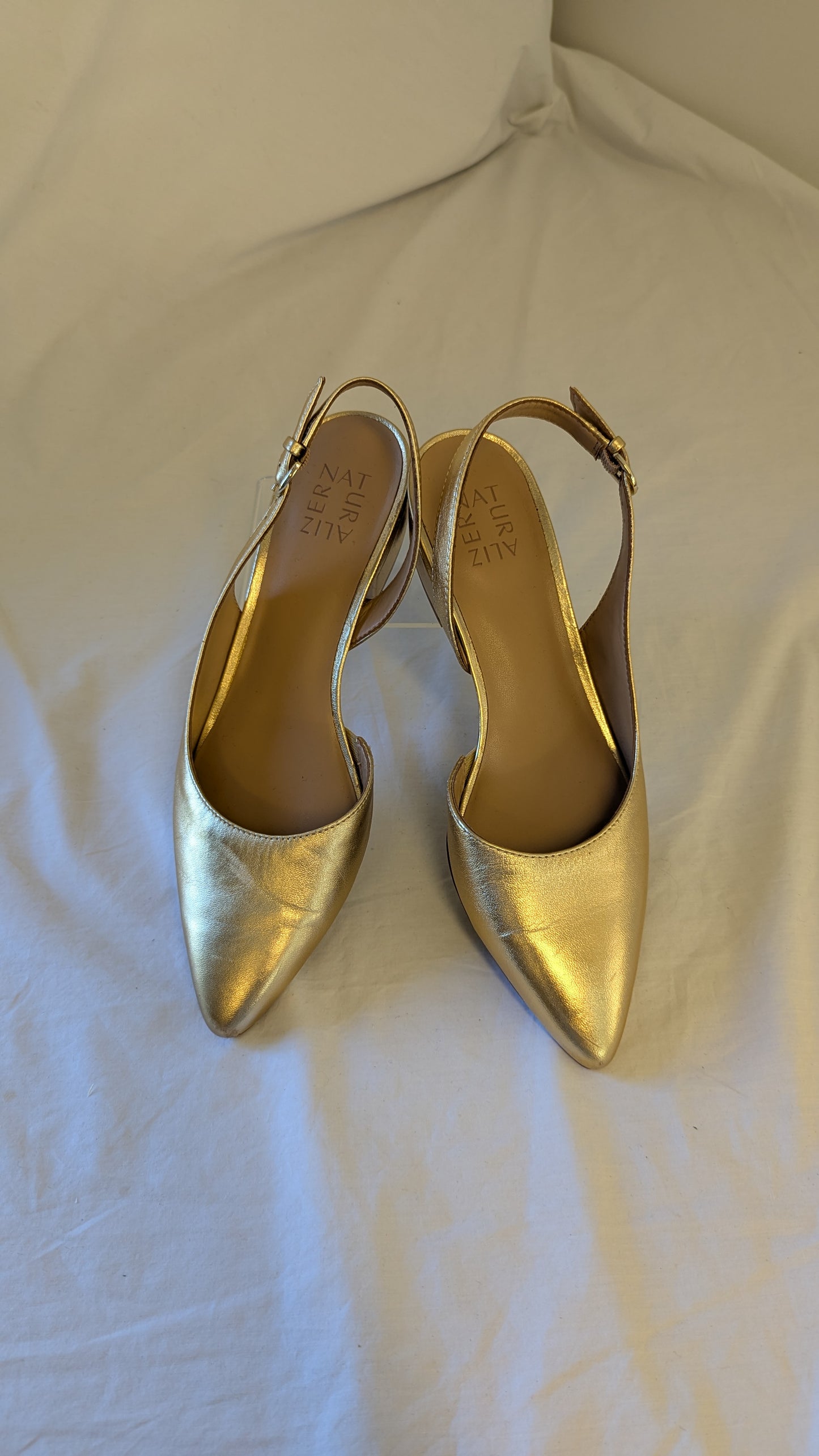Naturalizer Gold Slingback Pumps