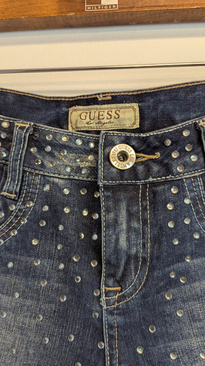 Guess Studded Denim Shorts