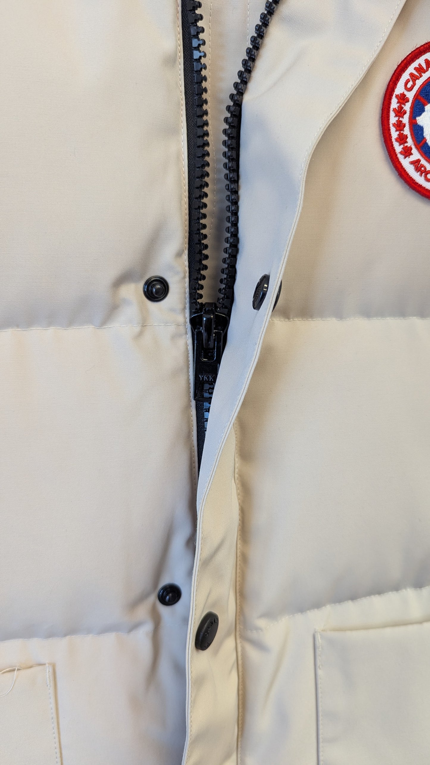 Canada Goose Beige Puffer Vest