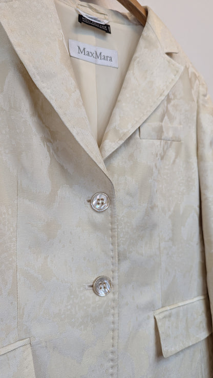 Max Mara Jacquard Blazer around size M