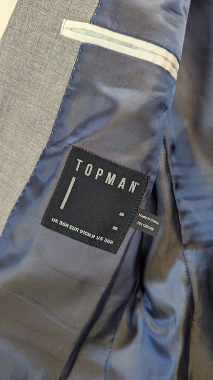 Topman Grey Suit around size M