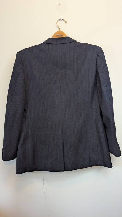 Nautica Charcoal Grey Pinstripe 2-Piece Suit around size L