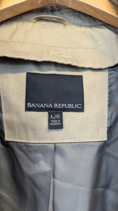 Banana Republic Trench Coat Size L