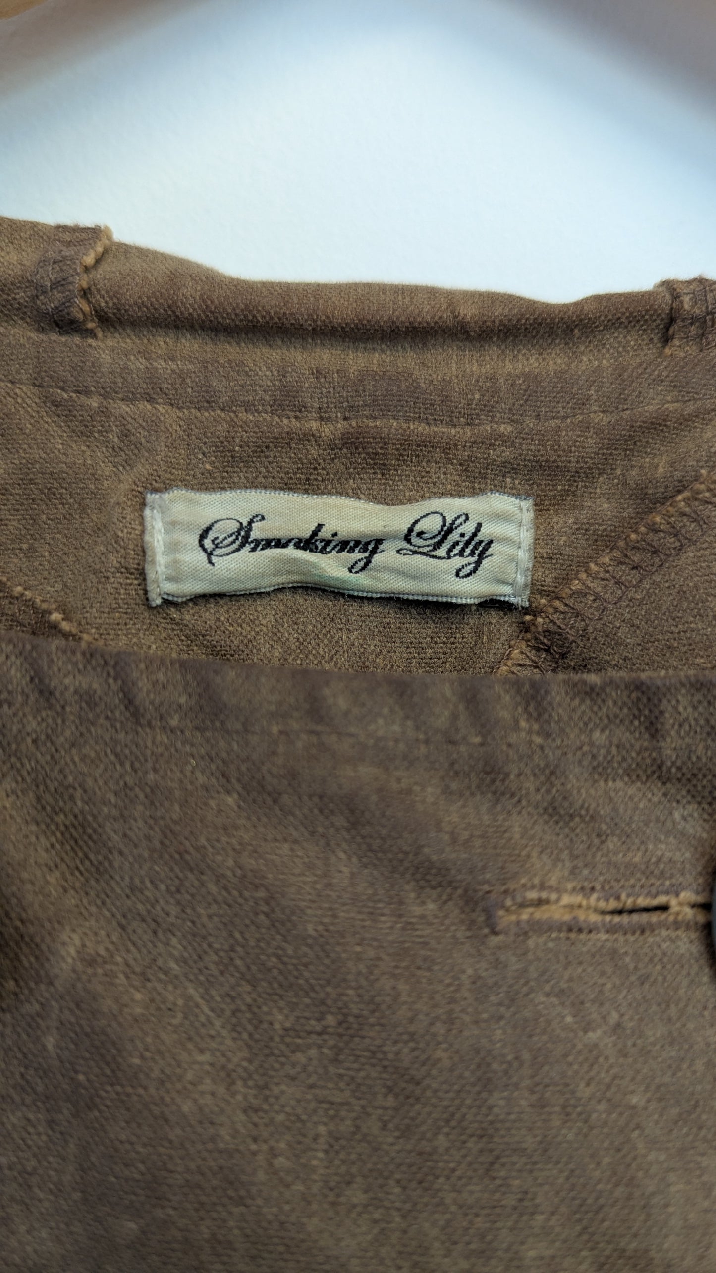 Smoking Lily Hooded Double-Breasted Jacket