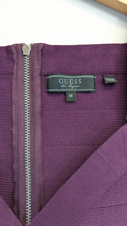 Guess Purple Bandage Dress M