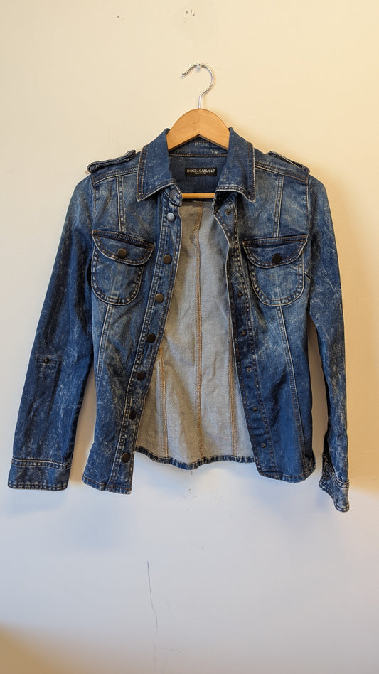 Dolce & Gabbana Denim Jacket Size 36