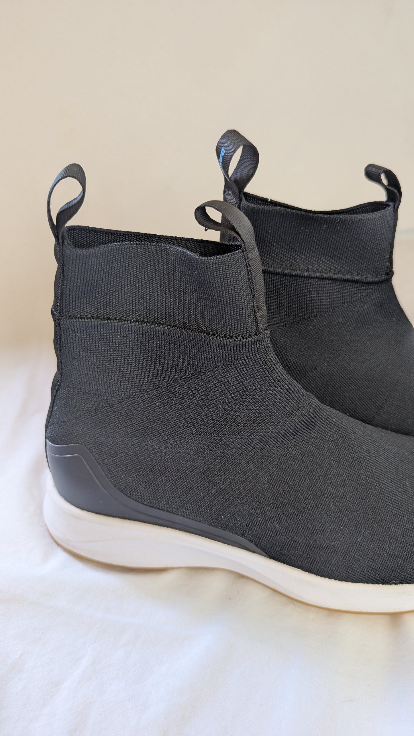 Native Black Knit High-Top Sneakers