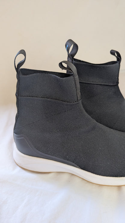 Native Black Knit High-Top Sneakers