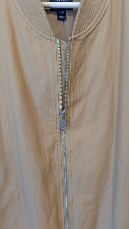 RW & CO. Tan Bomber Jacket XL