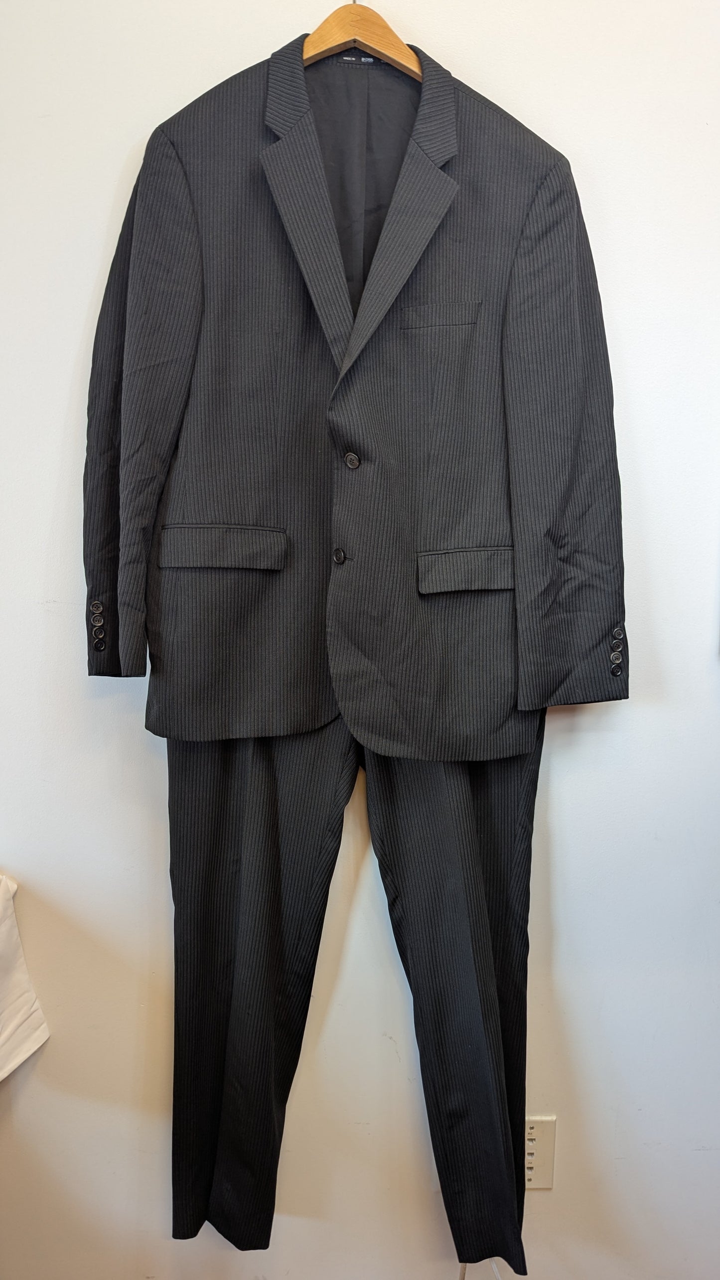 Hugo Boss Men's Pinstripe Suit around size M