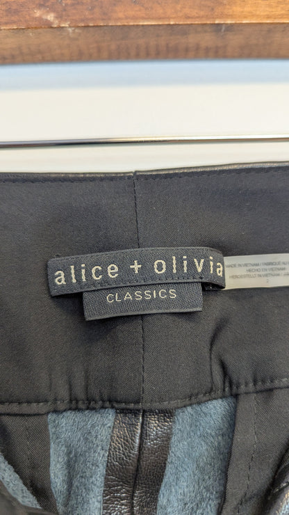 Alice + Olivia Leather Pants
