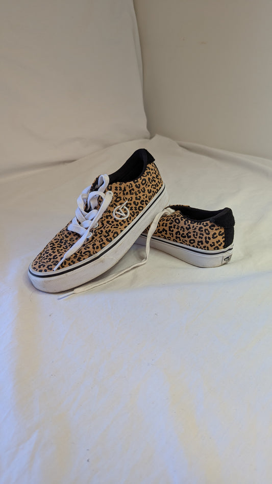 Vans Leopard Print Sneakers Women's Size 6