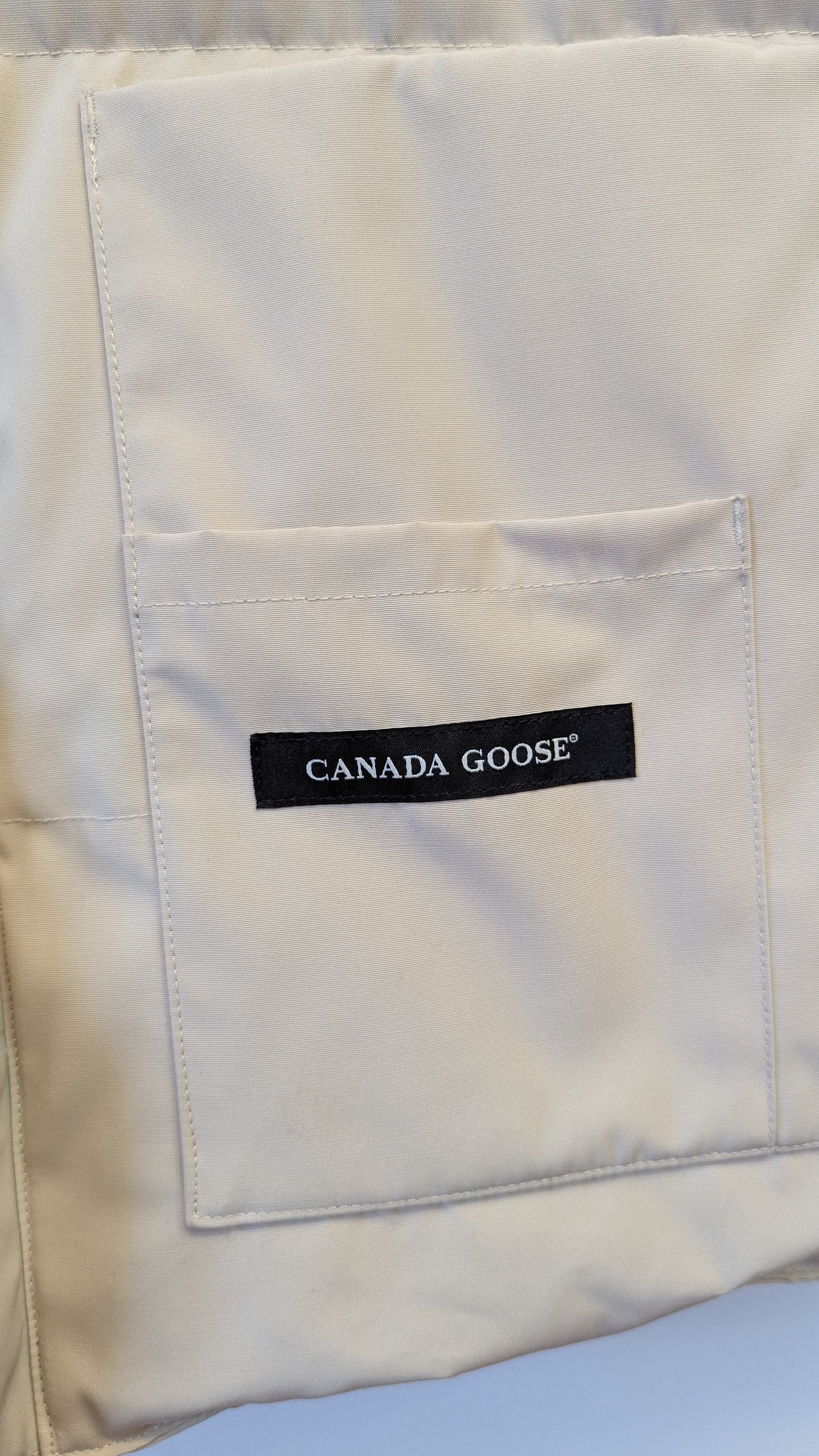 Canada Goose Beige Puffer Vest