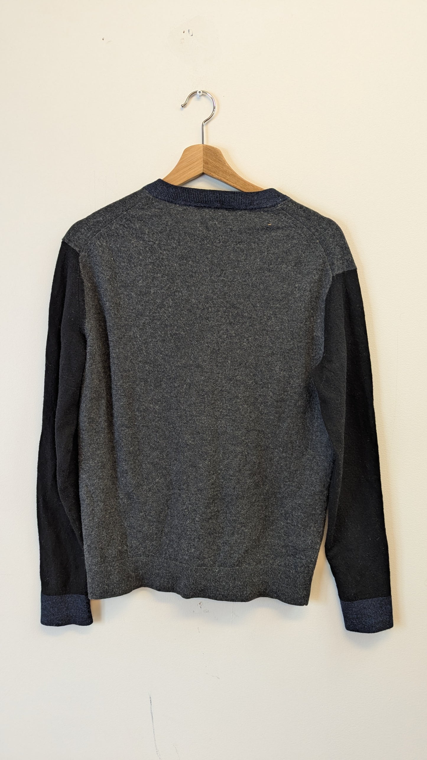 Armani Exchange XL Merino Wool V-Neck Sweater