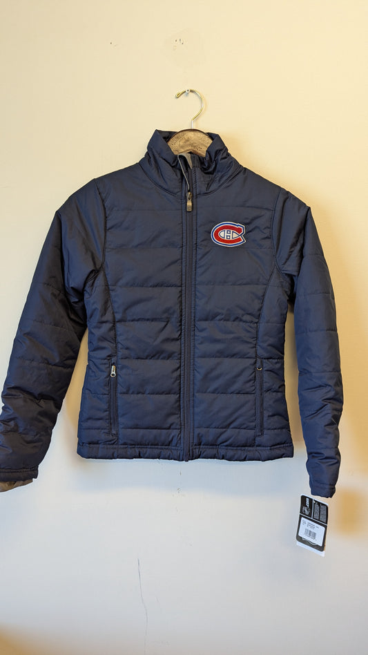 NHL Montreal Canadiens Girls Puffer Jacket Medium 10/12