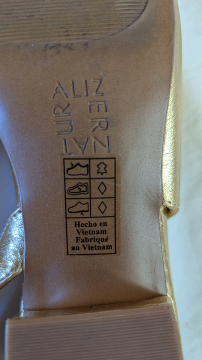 Naturalizer Gold Slingback Pumps