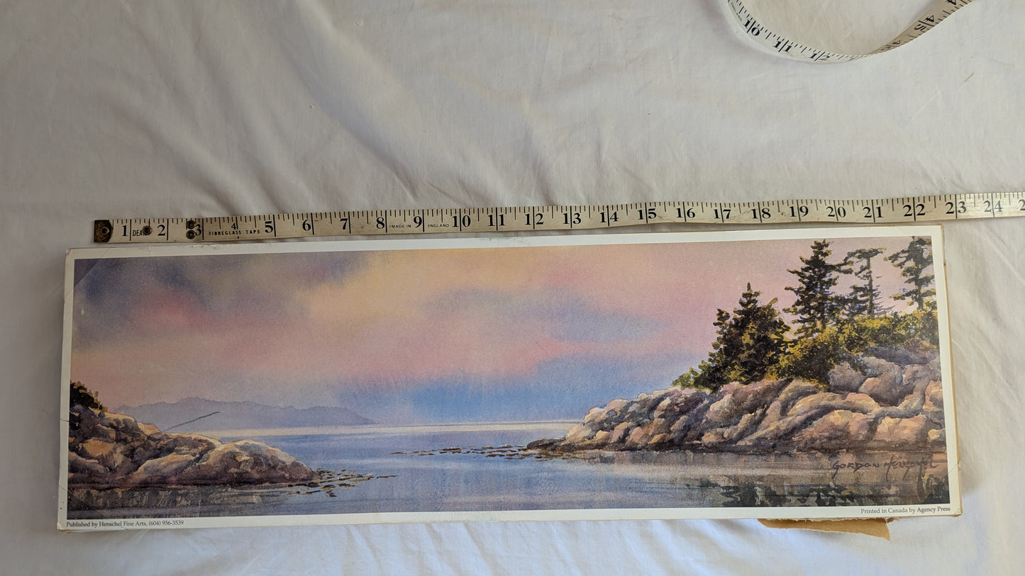 Gordon Henschel Panoramic Coastal Art Print